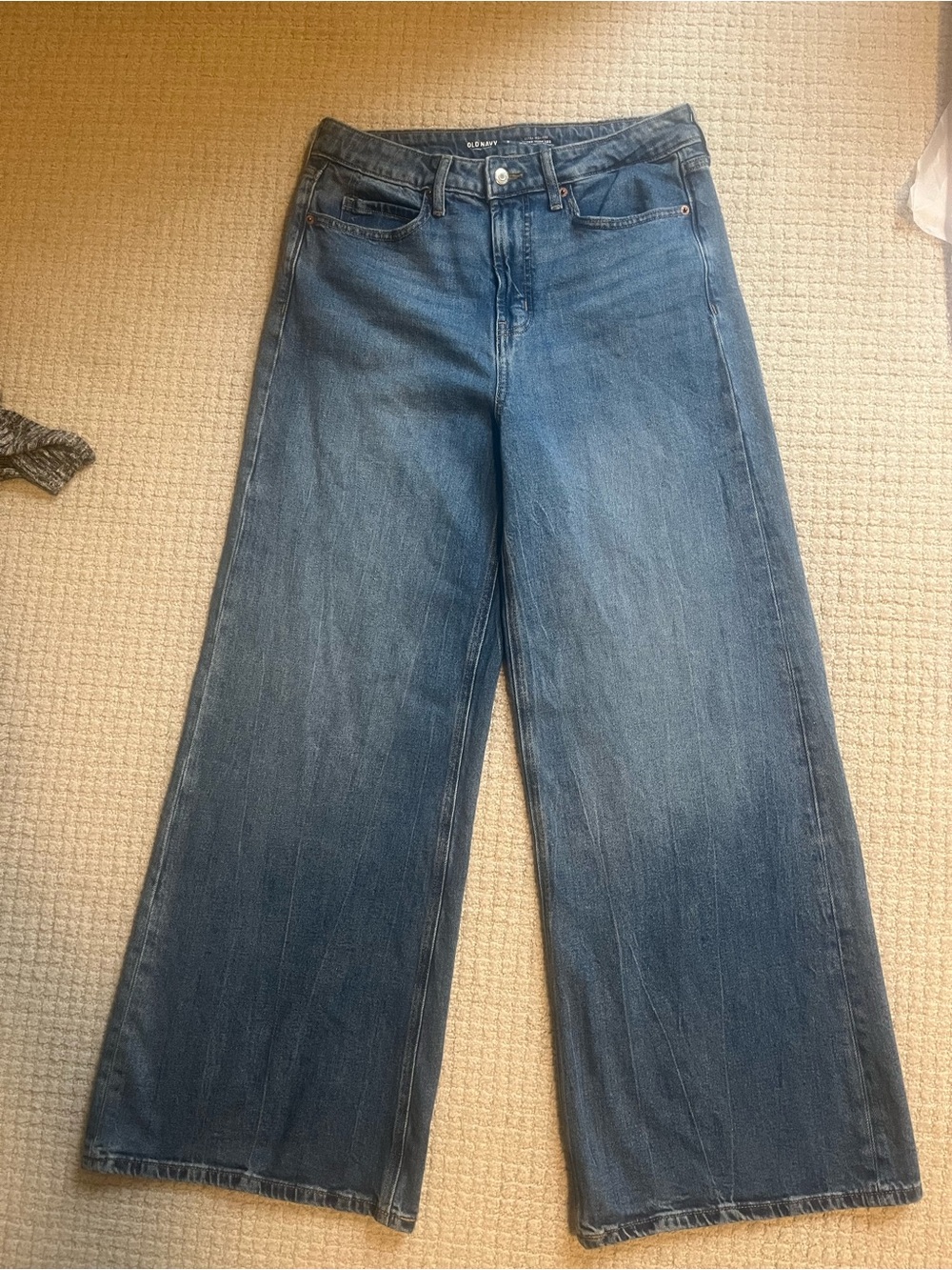 Old Navy Extra High-Rise Super Wide Leg Women’s Jeans - Picture 3 of 13